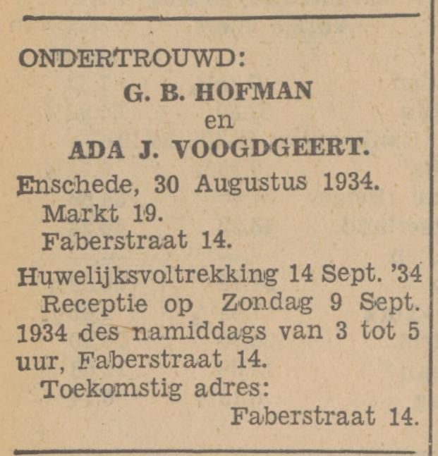 Faberstraat 14 G.B. Hofman advertentie Tubantia 30-8-1934.jpg