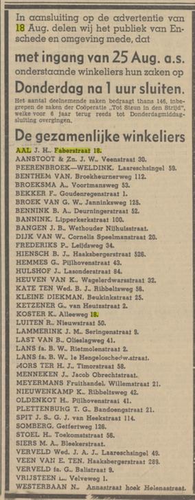 Faberstraat 18 J.H. Aal advertentie Tubantia 23-8-1938.jpg