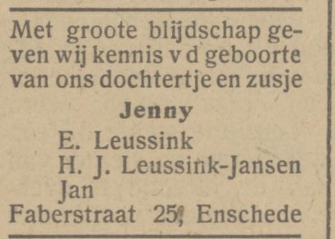 Faberstraat 25 H.J. Jansen advertentie Het Parool 16-4-1945.jpg