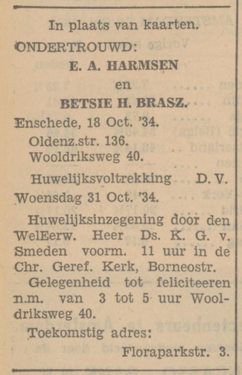 Floraparkstraat 3 E.A. Harmsen advertentie Tubantia 18-10-1934.jpg