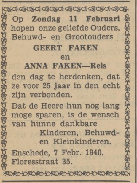 Floresstraat 35 Geert Faken advertentie Tubantia 7-2-1940.jpg