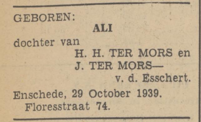 Floresstraat 74 H.H. ter Mors advertentie Tubantia 30-10-1939.jpg