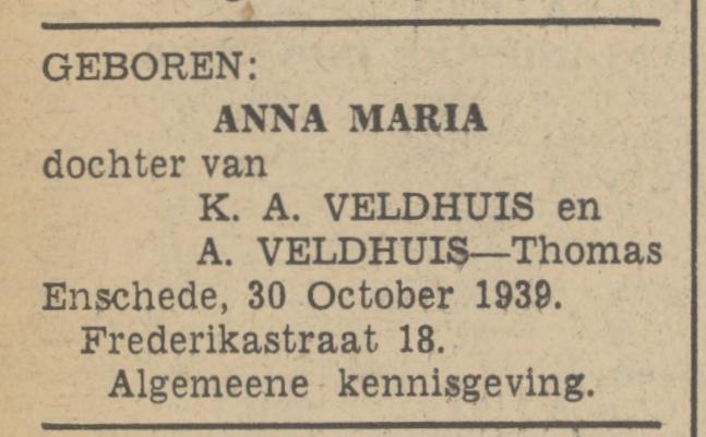 Frederikastraat 18 K.A. Veldhuis advertentie 30-10-1939.jpg