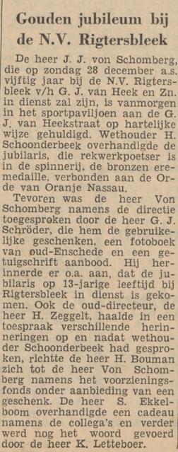 G.J. van Heekstraat 83 J.J. von Schomberg krantenbericht Tubantia 19-12-1958.jpg