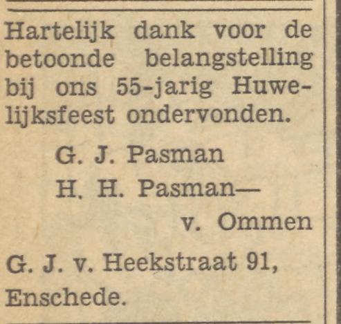 G.J. van Heekstraat 91 G.J. Pasman advertentie 3-5-1957.jpg