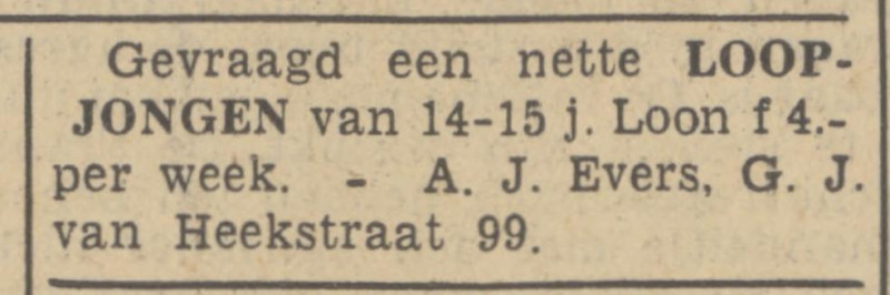 G.J. van Heekstraat 99 A.J. Evers advertentie Tubantia 9-11-1938.jpg