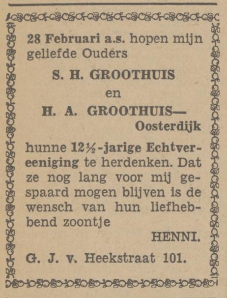 G.J. van Heekstraat 101 S.H. Groothuis advertentie Tubantia 26-2-1942.jpg