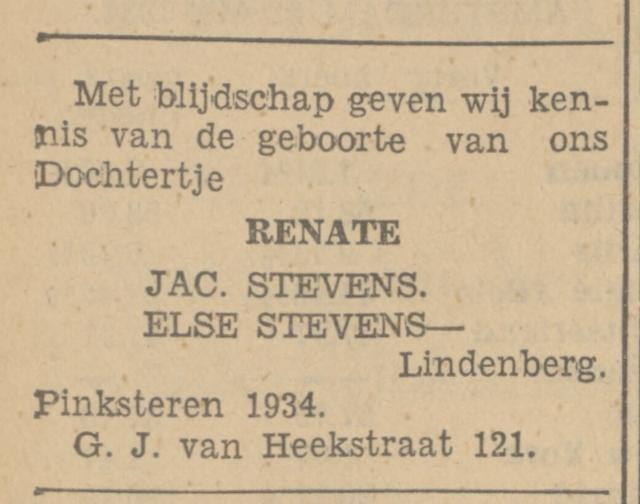 G.J. van Heekstraat 121 Jac. Stevens advertentie Tubantia 22-5-1934.jpg