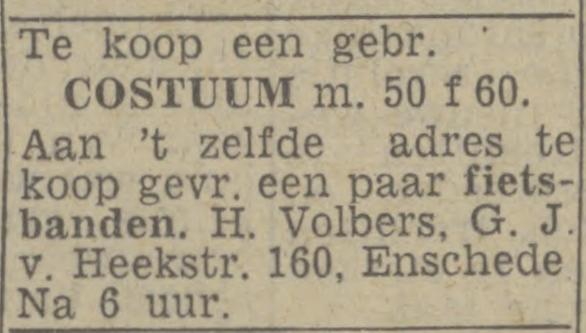 G.J. van Heekstraat 160 H. Volbers advertentie Twentsch nieuwsblad 9-9-1943.jpg