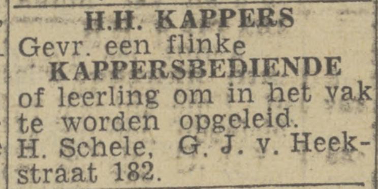 G.J. van Heekstraat 182 H. Schele kapper advertentie Twentsch nieuwsblad 2-8-1943.jpg