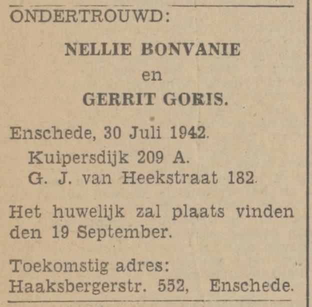 G.J. van Heekstraat 182 Gerrit Goris advertentie Tubantia 30-7-1942.jpg