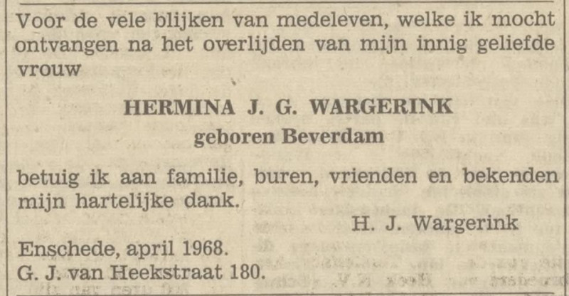 G.J. van Heekstraat 180 H.J. Wargerink advertentie 22-4-1968.jpg
