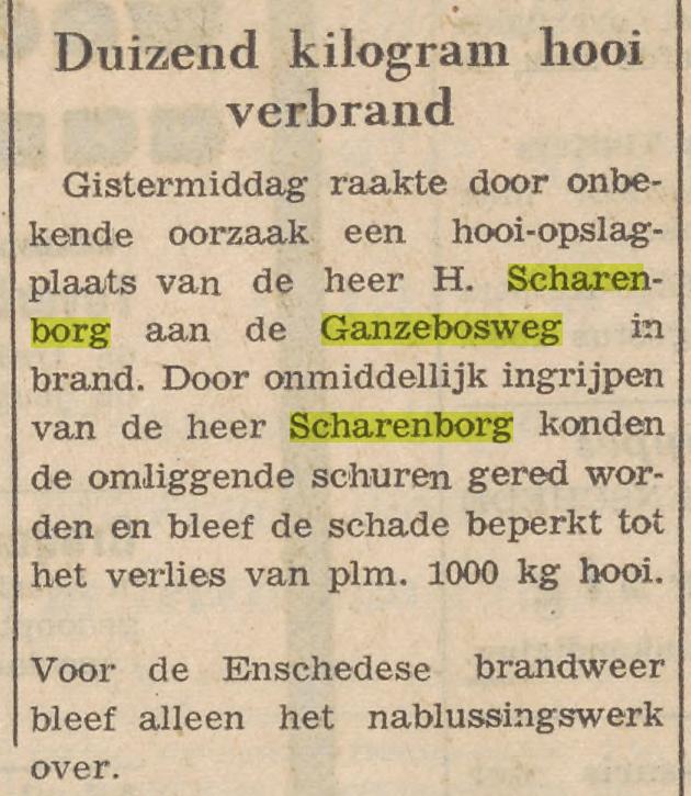 Ganzebosweg 325 H. Scharenberg krantenbericht Tubantia 25-8-1960.jpg