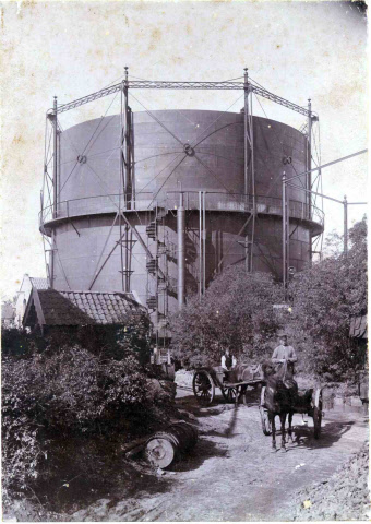 Gasfabriekstraat Gashouder gasfabriek 1910.jpeg