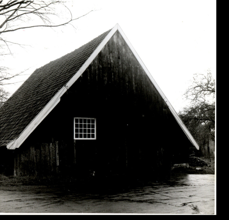 Geessinkweg 250 Houten schuur behorend bij de boerderij van Immink 1965.jpg