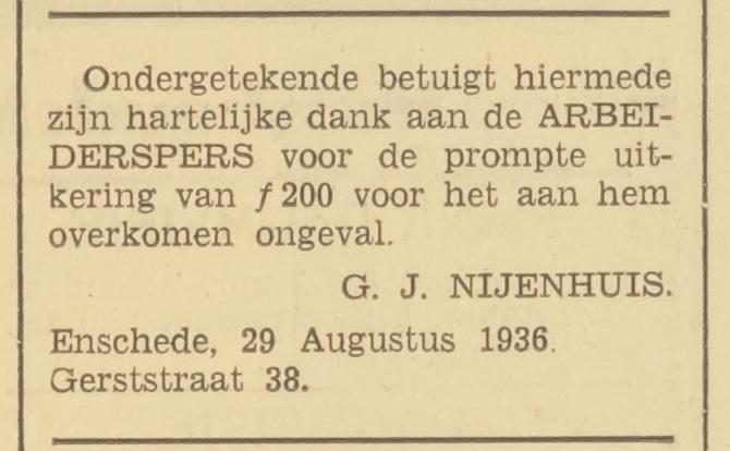 Gerststraat 38 G.J. Nijenhuis advertentie Het Volk 29-8-1936.jpg