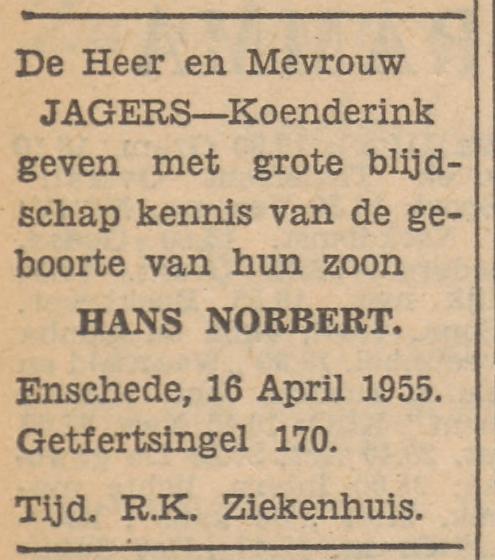 Getfertsingel 170 Koenderink advertentie Tubantia 16-4-1955.jpg