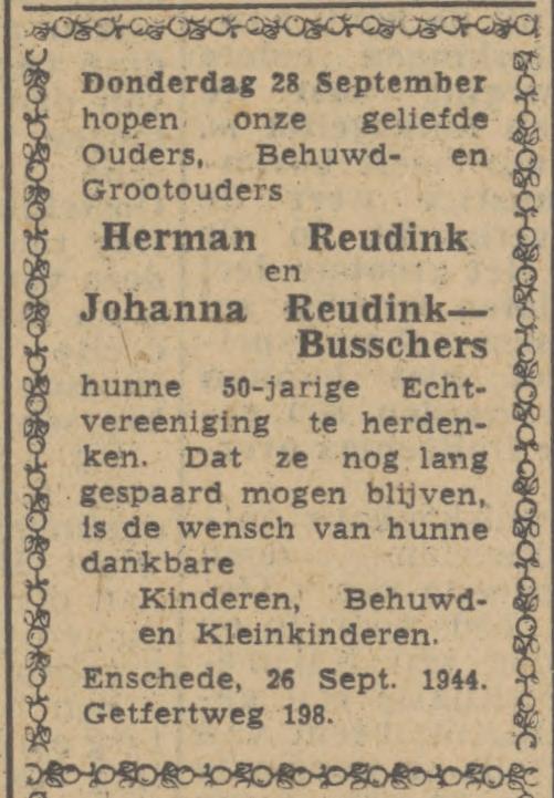 Getfertweg 198 Herman Reudink advertentie Twentsch nieuwsblad 26-9-1944.jpg