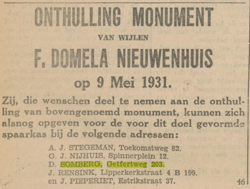 Getfertweg 203 D. Somberg advertentie Tubantia 16-10-1930.jpg