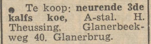 Glanerbeekweg 40 Glanerbrug H. Theussing advertentie Tubantia 18-2-1953.jpg