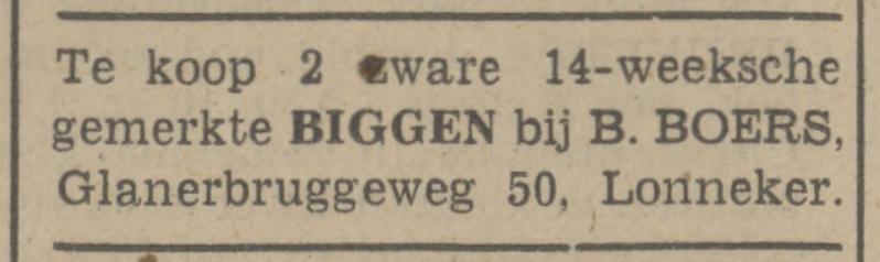 Glanerbruggeweg 50 Lonneker B. Boers advertentie Tubantia 14-6-1941.jpg