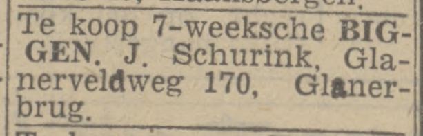 Glanerveldweg 170 J. Schurink advertentie Twentsch nieuwsblad 30-5-1944.jpg