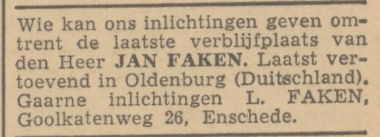Goolkatenweg 26 L. Faken advertentie De Waarheid 15-6-1945.jpg