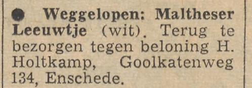 Goolkatenweg 134 H. Holtkamp advertentie Tubantia 23-9-1955.jpg