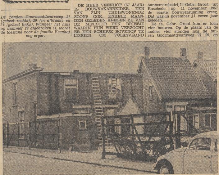 Goormaatdwarsweg 27-29-31 krantenfoto Tubantia 17-2-1965.jpg