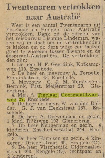 Goormaatdwarsweg 27 A. Tigelaar krantenbericht Twentsche courant 13-11-1952.jpg