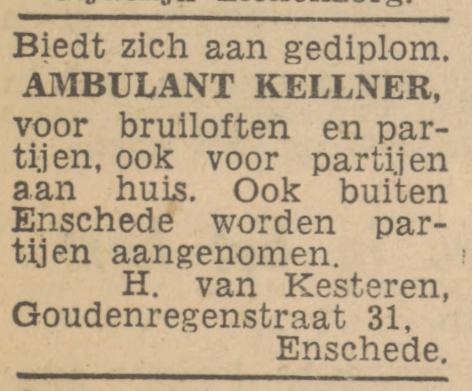 Goudenregenstraat 31 H. van Kesteren advertentie Tubantia 3-1-1947.jpg