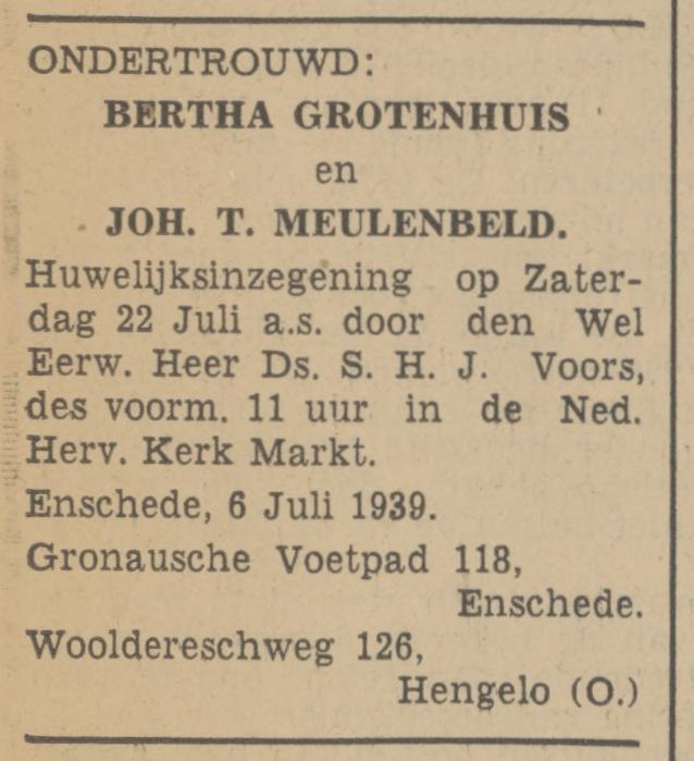 Gronauseevoetpad 118 Bertha Grotenhuis advertentie Tubantia 7-7-1939.jpg