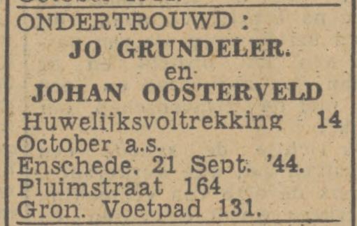 Gronausevoetpad 131 Johan Oosterveld advertentie Twentsch nieuwsblad 21-9-1944.jpg
