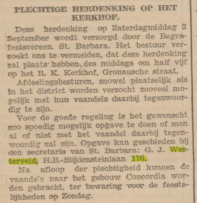 H.B. Blijdensteinlaan 176 G.J. Westerveld krantenbericht Twentsche courant 22-8-1939.jpg