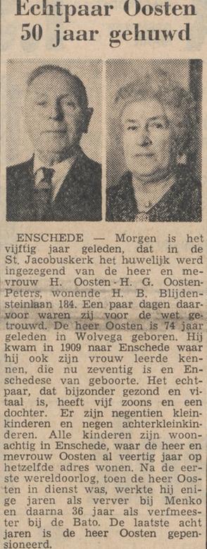 H.B. Blijdensteinlaan 184 H. Oosten krantenbericht Tubantia 20-2-1964.jpg