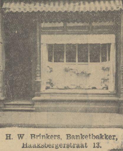Haaksbergerstraat 13 H.W. Brinkers Banketbakker 19-6-1934.jpg