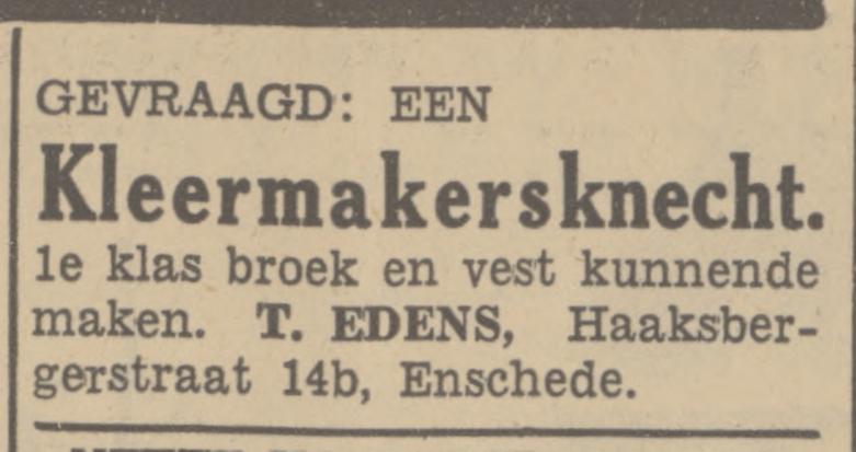 Haaksbergerstraat 14B T. Edens advertentie 9-3-1938.jpg