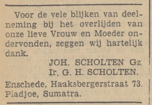 Haaksbergerstraat 73 Joh, Scholten advertentie Tubantia 13-12-1938.jpg