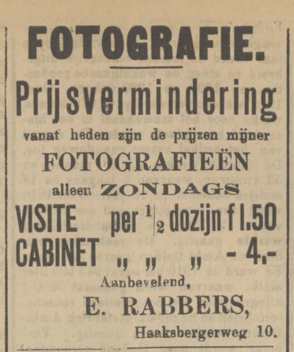 Haaksbergerweg 10 later Haaksbergerstraat 86 Fotografische Inrichting E. Rabbers advertentie Tubantia 13-5-1911.jpg
