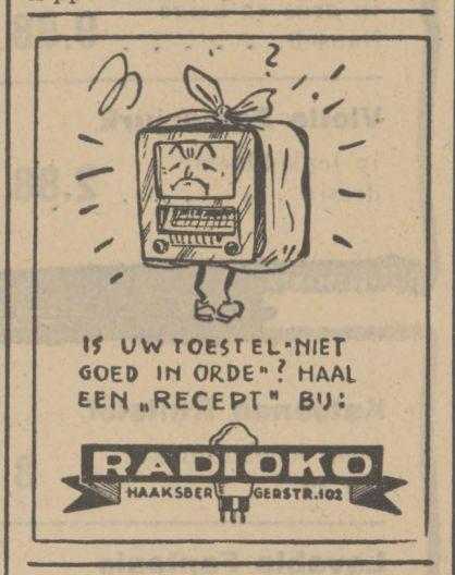Haaksbergerstraat 102 Radioko advertentie Tubantia 13-7-1940.jpg