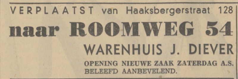 Haaksbergerstraat 128 warenhuis J. Diever advertentie Tubantia 19-5-1939.jpg
