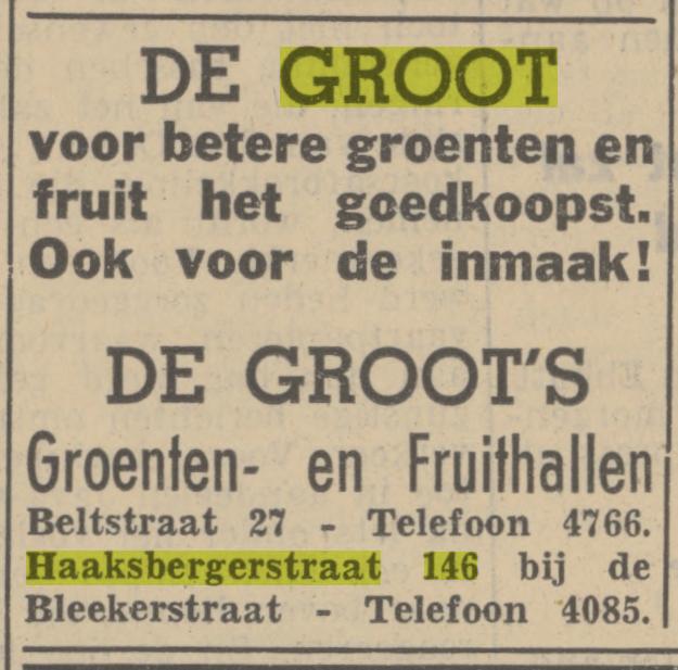 Haaksbergerstraat 146 groenten- en fruithal De Groot advertentie Tubantia 20-8-1937.jpg