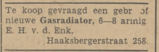 Haaksbergerstraat 258 E.H. van den Enk advertentie Tubantia 25-6-1942.jpg