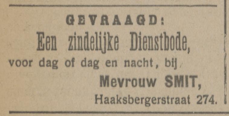 Haaksbergerstraat 274 Mevr. Smit advertentie Tubatia 19+-10-1915.jpg