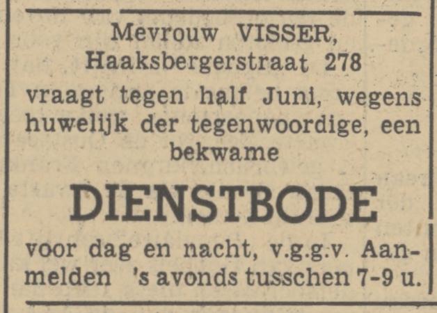 Haaksbergerstraat 278 Mevr. Visser advertentie Tubantia 28-10-1937.jpg