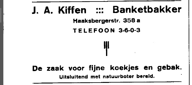 Haaksbergerstraat 358a J.A. Kiffen banketbakker advertentie.jpg