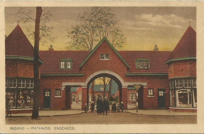 Haaksbergerstraat 400 slagerij G. Vogel later Koopmans 1925.jpg