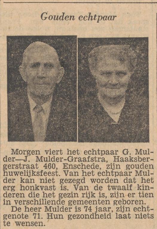 Haaksbergerstraat 460 G. Mulder krantenbericht Tubantia 10-3-1954.jpg