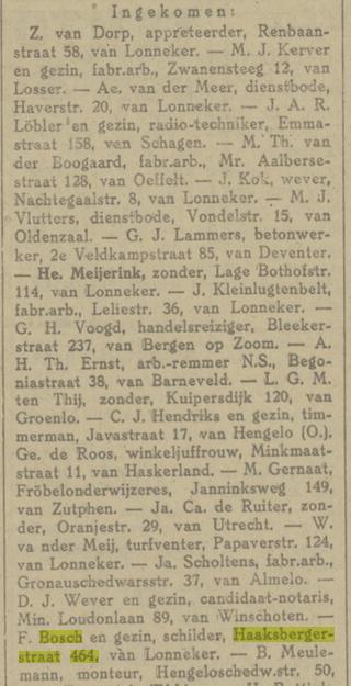 Haaksbergerstraat 464 F. Bosch schilder krantenbericht Tubantia 15-1-1926.jpg
