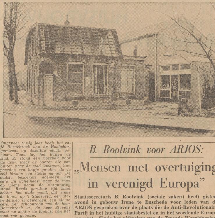 Haaksbergerstraat 594-596 cafe Bornebroek krantenfoto Tubantia 28-3-1963.jpg